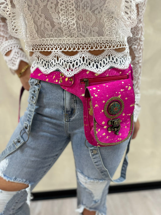 Tas| Bohemian heuptas (Fuchsia)