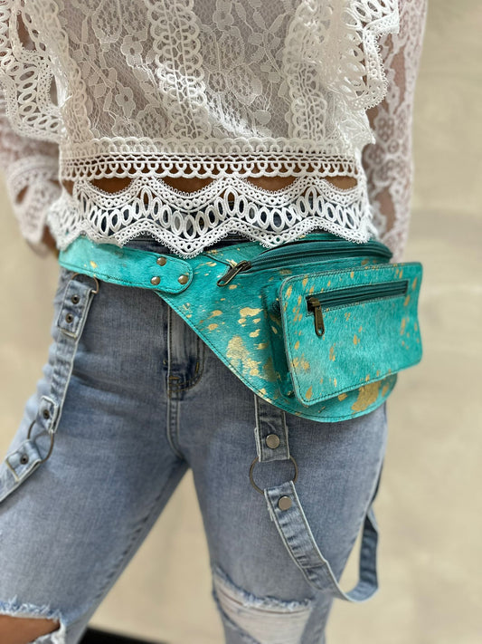 Tas| Bohemian heuptas (Turquoise)